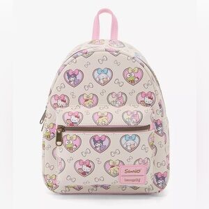 Loungefly Hello Kitty And Friends Bestie Hearts Mini
Backpack NWT